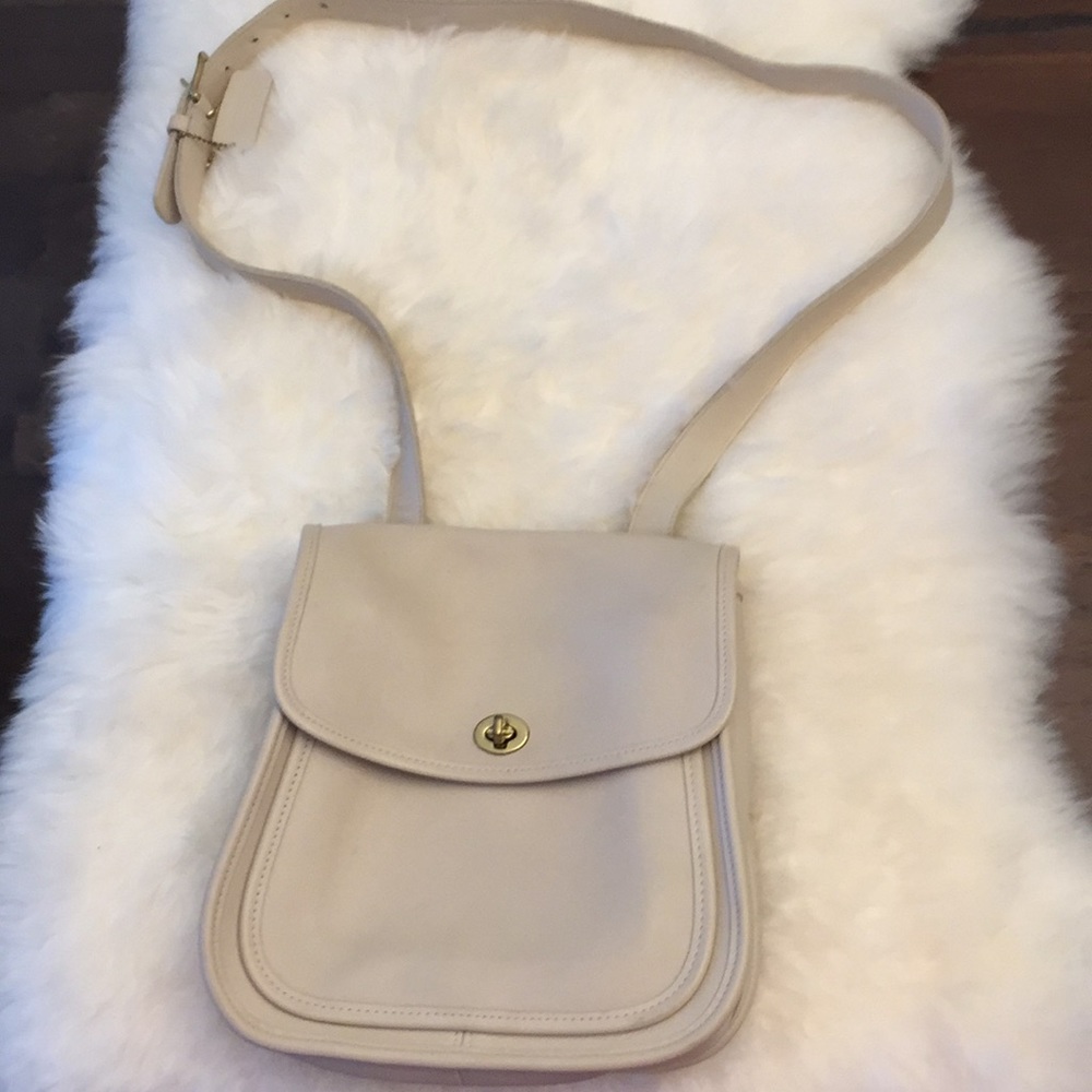 Vintage leather Coach bag